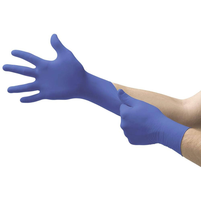 Ansell Ansell N850 Exam Glove Nitrile X-Small Powder-Free Blue Supplies reLink Medical