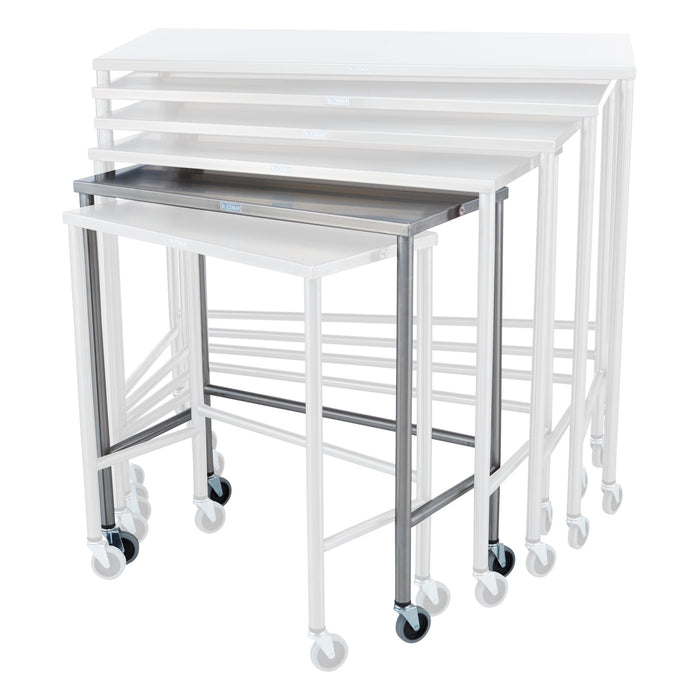 Blickman Industries Blickman Industries 0197826100 Nested Instrument Table 32"W x 14"H x Medical Furniture reLink Medical