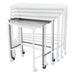 Blickman Industries Blickman Industries 0197826100 Nested Instrument Table 32"W x 14"H x Medical Furniture reLink Medical
