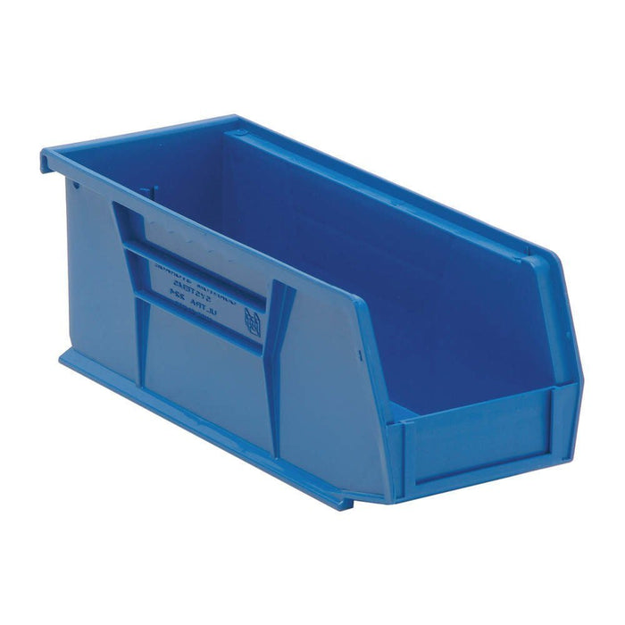 Quantum Medical QUS224BL Bins Stack and Hang Blue 10-7/8" x 4-1/8"