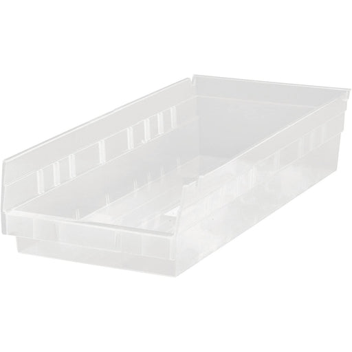 Quantum Medical Quantum Medical QSB104CL Shelf Bin 17 7/8" x 6 5/8" x 4" Clear Supplies reLink Medical