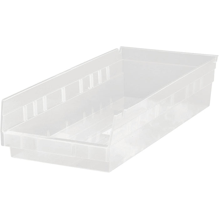 Quantum Medical Quantum Medical QSB104CL Shelf Bin 17 7/8" x 6 5/8" x 4" Clear Supplies reLink Medical