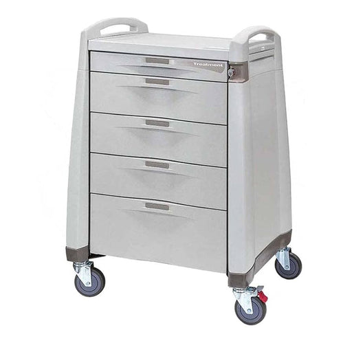 Capsa Healthcare Capsa Healthcare AM9MC-LCB-K-DR330 Intermediate Cart 39.5" H X 24" D Medical Furniture reLink Medical
