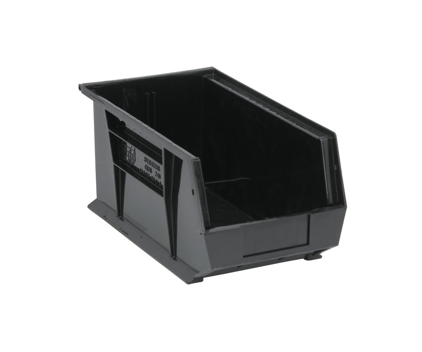 Quantum Medical Quantum Medical QUS240BK Bins Stack and Hang Black 14-3/4" x 8-1/4" Supplies reLink Medical