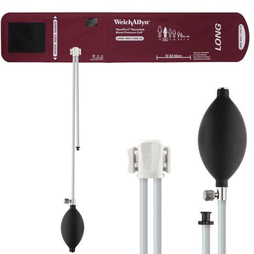 Hillrom Hillrom REUSE-12L-2BV Cuff Reusable Inflation System 2-Tube Large Cables reLink Medical