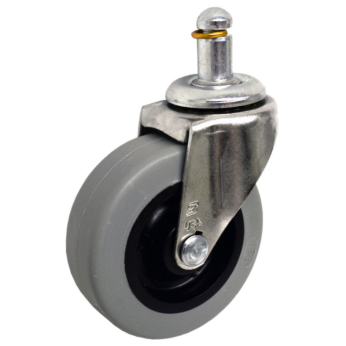 ALCO  52324-23 2-1/2" SWIVEL CASTER,TPR WHEEL