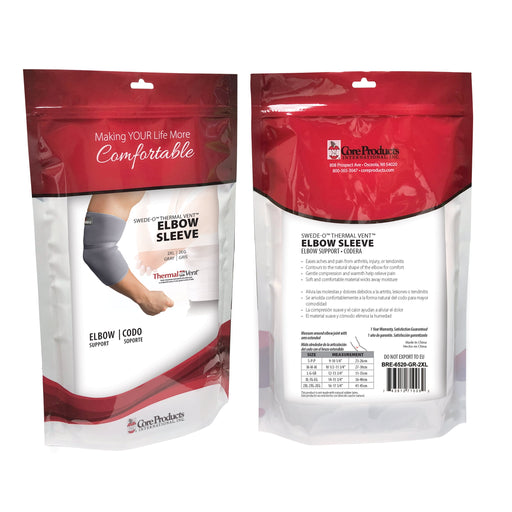Core Products Core Products BRE-6520-GR-2XL Swede-O Thermal Elbow Sleeve Supplies reLink Medical