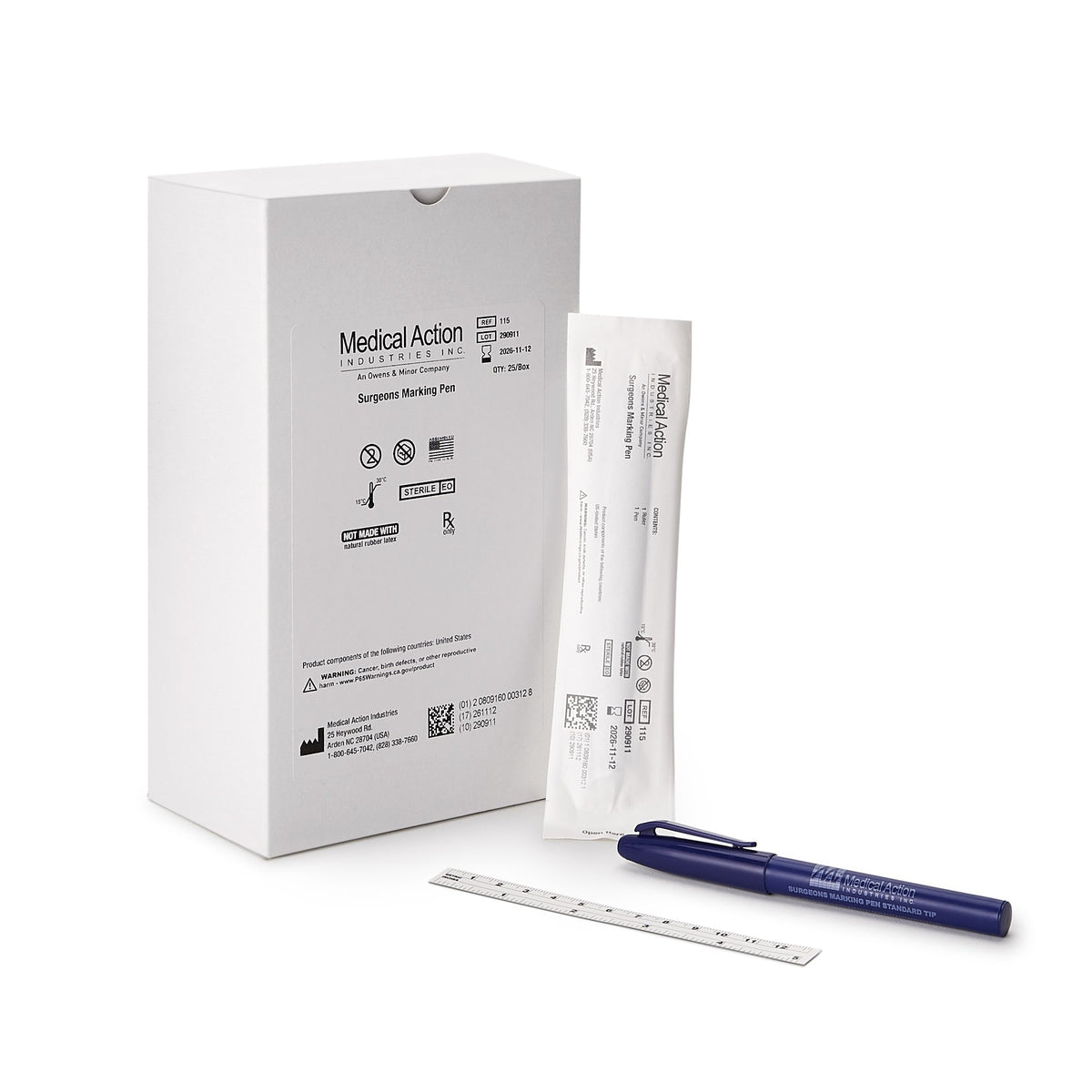 Medical Action Industries 115 Marking System Standard Point Coated
