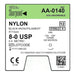 Surgical Specialties Corporation Surgical Specialties Corporation AA-0140 8/0 Nylon Suture Black Supplies reLink Medical