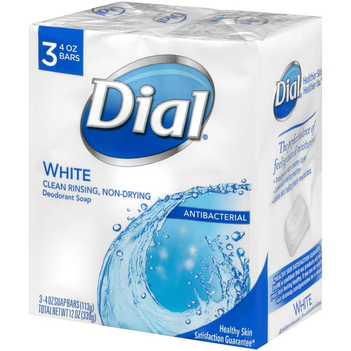 Dial Corporation Dial Corporation 1700011813 Bar Soap Antibacterial White 3-Bar Supplies reLink Medical