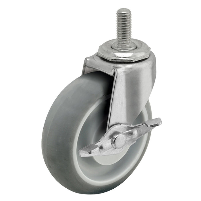 ALCO  57244B-34 3" WHEEL BRAKE SWIVEL CASTER
