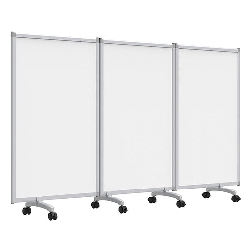 Luxor Luxor MB9152WW Magnetic Whiteboard Divider, 91"W x 17"D x 53.5"H Medical Furniture reLink Medical