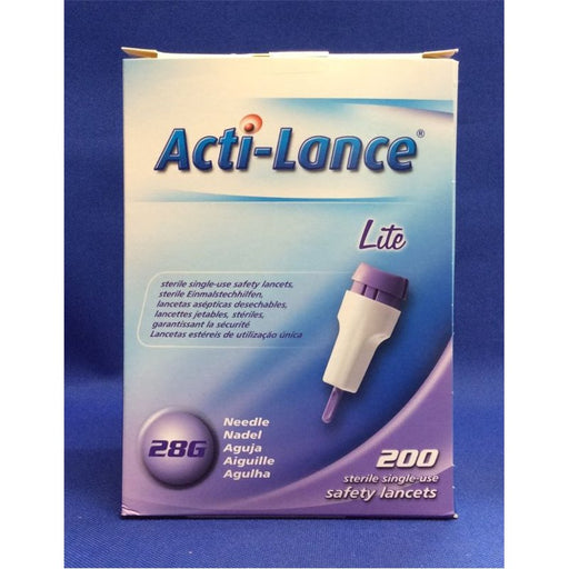 HTL-STREFA, Inc. HTL-STREFA Inc. 9686 Safety Lancet Lite 28G Needle 1.5mm Depth Supplies reLink Medical