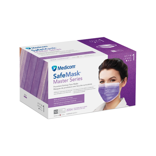 Medicom, Inc. Medicom Inc. 2054 Procedure Earloop Mask ASTM Level 1 Master Supplies reLink Medical