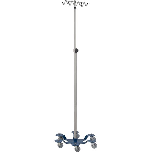 Blickman Industries Blickman Industries 0561370RH1 IV Stand 8 Hook with 6 Leg Powder Medical Furniture reLink Medical