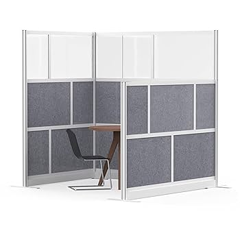 Luxor Luxor MW-5370-XFCG Room Divider Wall System Add-On Wall 53" x Supplies reLink Medical