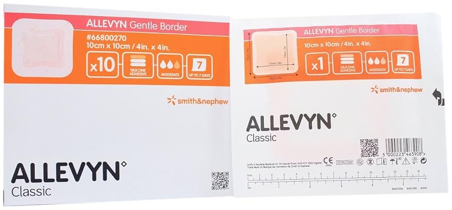 Smith & Nephew Smith & Nephew Inc. 66800270 Allevyn Gentle Border Dressing 4" x Supplies reLink Medical