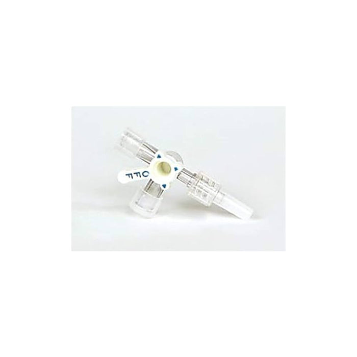 ICU Medical ICU Medical MX2341L 4-Way Stopcock Swivel Male Luer Lock Non-Vented Supplies reLink Medical
