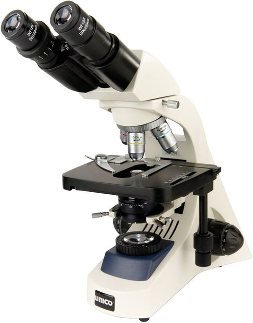 Unico Unico IP733 Microscope Trinocular 10X Widefield Eyepiece 4X 10X Lab Microscopes reLink Medical