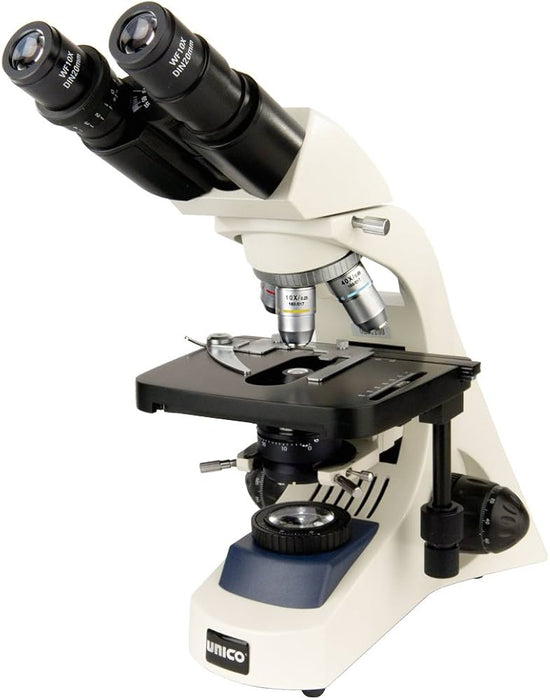 Unico Unico IP733 Microscope Trinocular 10X Widefield Eyepiece 4X 10X Lab Microscopes reLink Medical