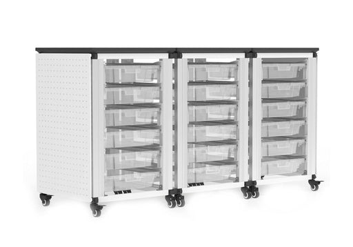 Luxor Luxor MBS-STR-31-18S Storage Bin Cabinet 3 Side-by-Side Modules Supplies reLink Medical