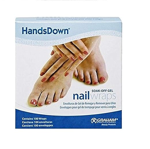 Graham Medical Graham Medical 60906 Hands Down Nail Wrap, White, 100/bx 10bx/cs Supplies reLink Medical