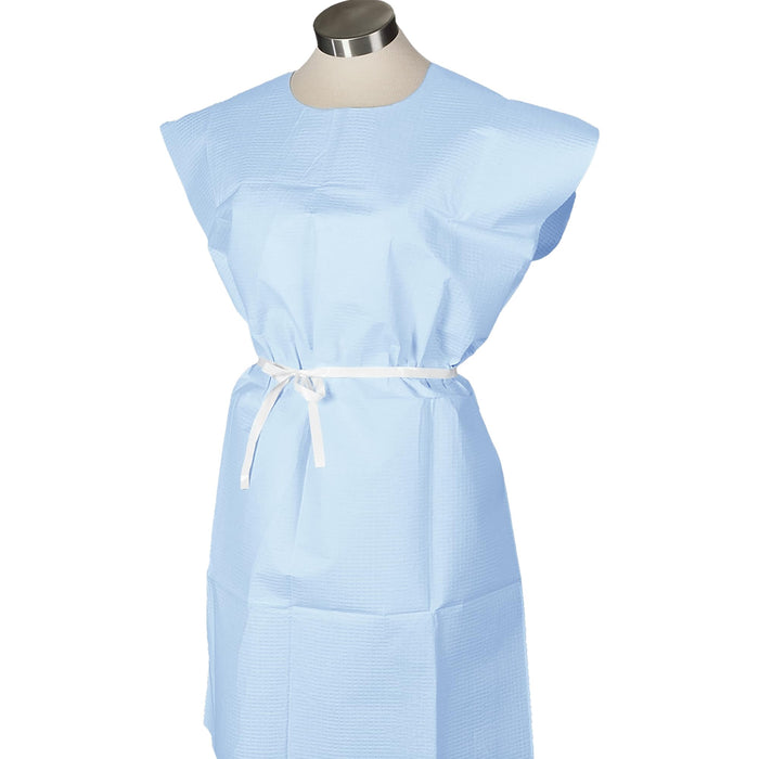 TIDI Products, LLC TIDI Products LLC 803 Exam Gowns Tissue/Poly/Tissue Blue Supplies reLink Medical