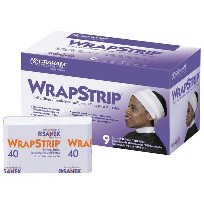Graham Medical 13843 WrapStrip Styling Strips White 40/pk 9pk/bx
