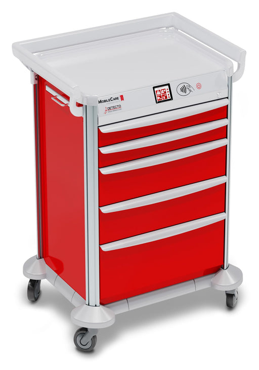 Detecto Detecto 2020091 Electronic Cart Red Individual Drawer Locks Supplies reLink Medical