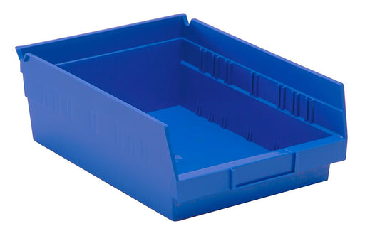 Quantum Medical Quantum Medical QSB107BL Shelf Bin 11 5/8" x 8 3/8" x 4" Blue Supplies reLink Medical
