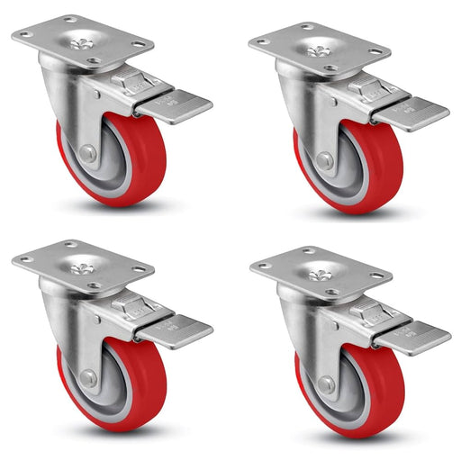 UMF Medical UMF Medical 132 Casters Swivel Locking 3" Set of Supplies reLink Medical