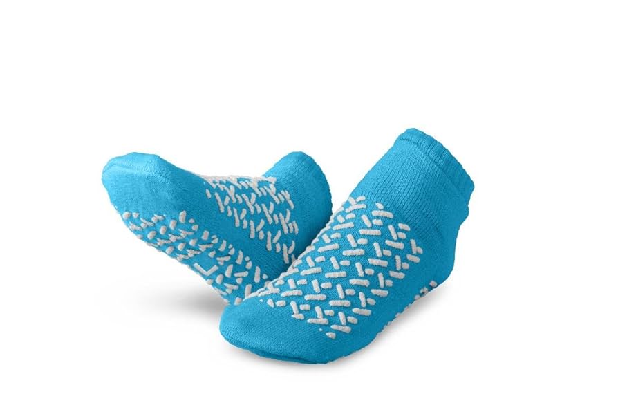 Albahealth, LLC (Encompass Company) Albahealth LLC 46012-BLU Patient Slippers Double Tread Medium Supplies reLink Medical