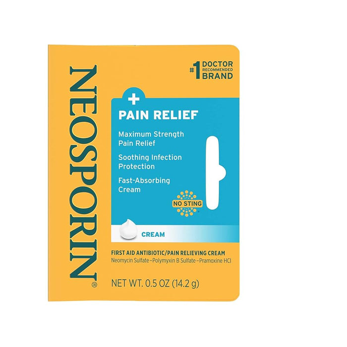 Kenvue Kenvue 23829 Neosporin Cream Maximum Strength Plus .5 oz 6/bx 12 Supplies reLink Medical