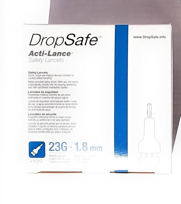 HTL-STREFA, Inc. HTL-STREFA Inc. 9690 Safety Lancet Universal 23G Needle 1.8mm Supplies reLink Medical