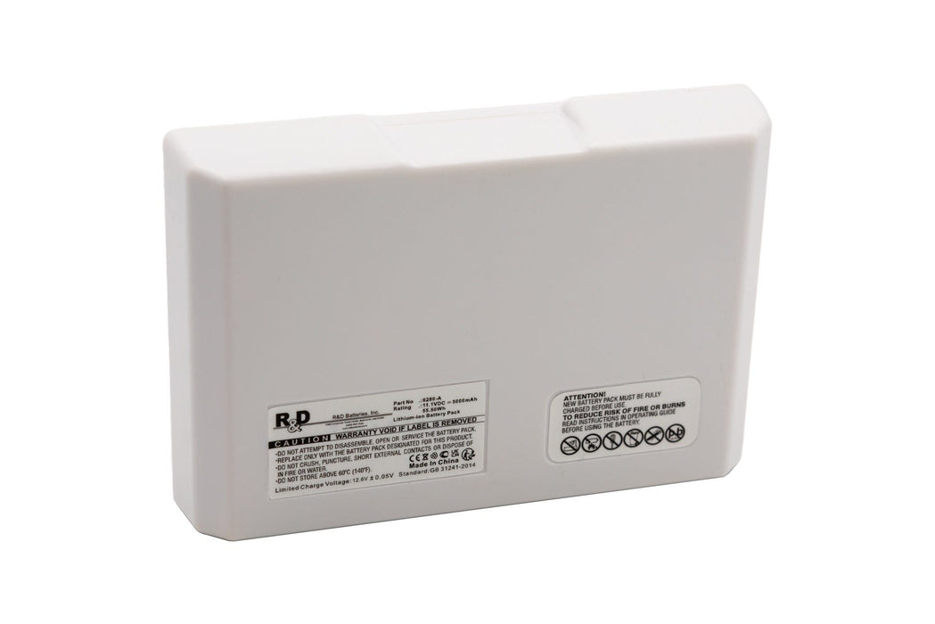 R&D Batteries 6280-A R&D Batteries 11.1 Volt 5.0Ah Li-Ion