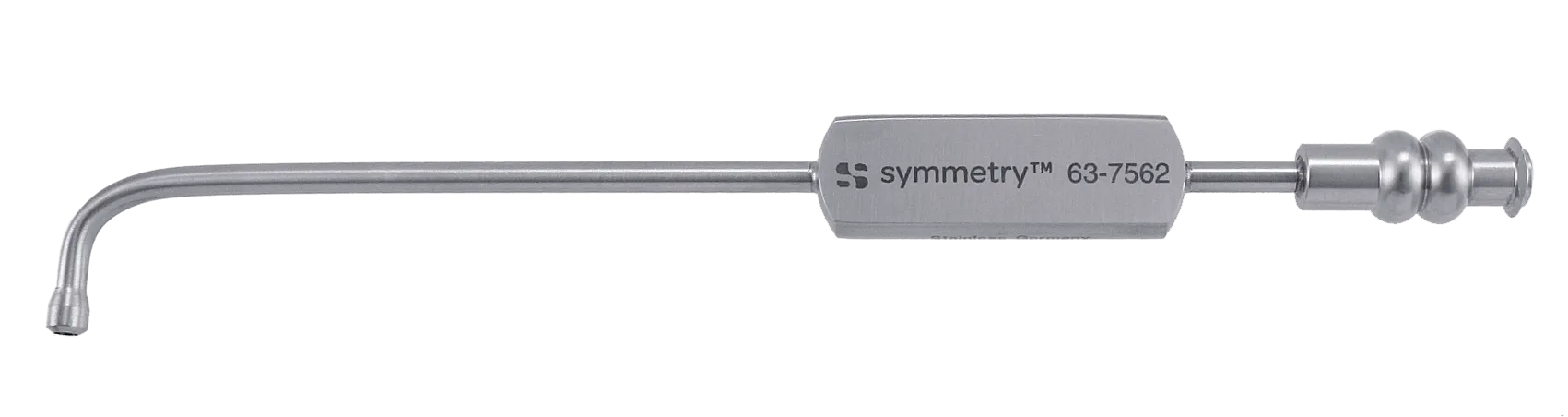 Aspen Surgical 63-7566 Cannula Sinus Suction Long Curve 3mm