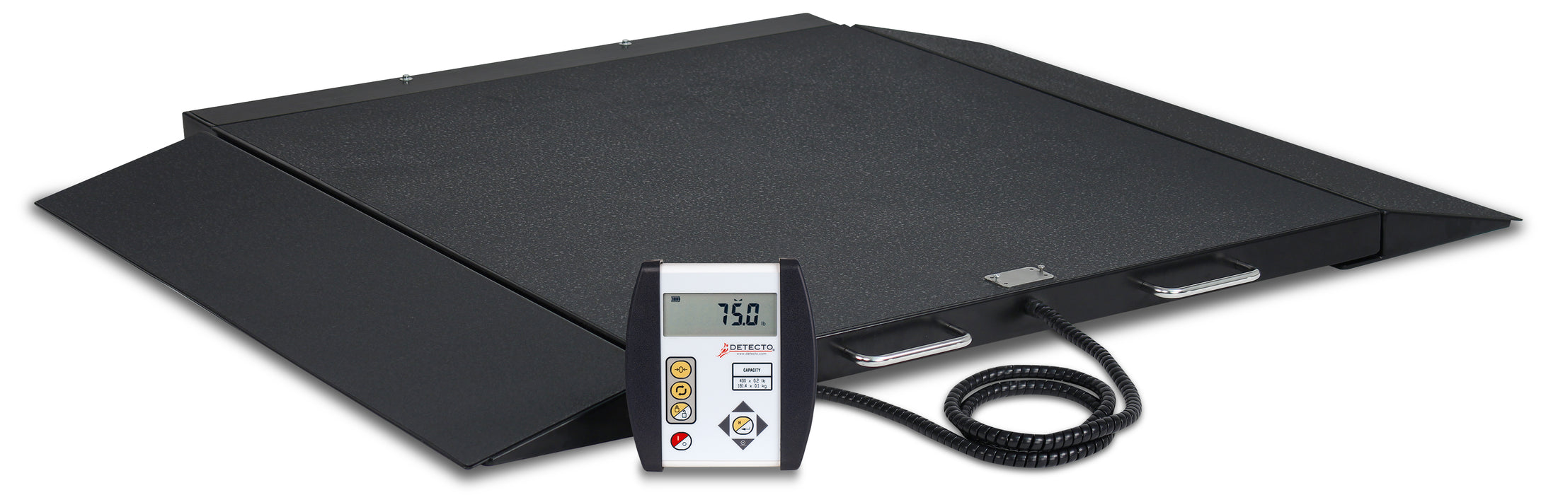 Detecto Detecto 6400-C Wheelchair Scale Portable Digital 1000 lb x .2 lb / Scales reLink Medical