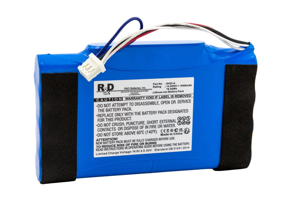 R&D Batteries 14.8 Volt 5.4Ah Li-Ion Battery