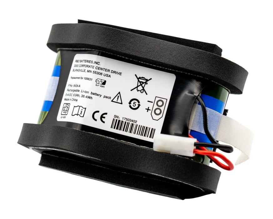 R&D Batteries 6434-A 6.4 Volt 6.0Ah Li-Ion Battery
