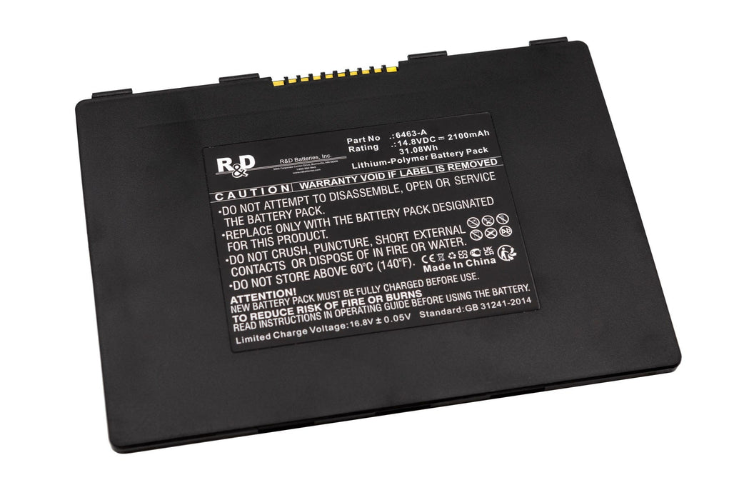 R&D Batteries 6463-A 14.8 Volt 2.1Ah Li-Poly Battery