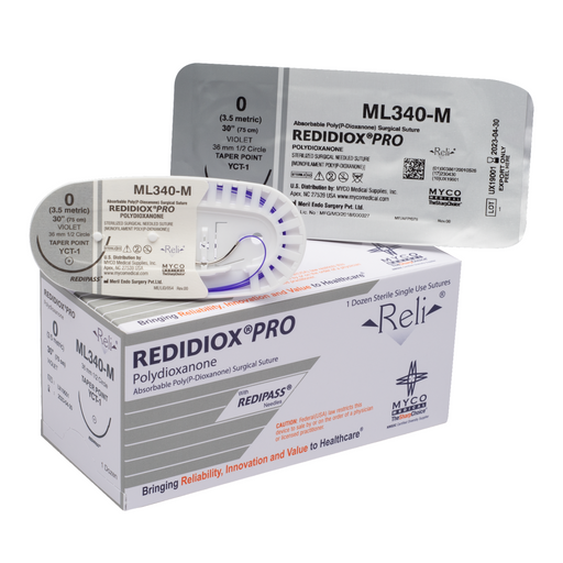 Myco Medical Myco Medical ML970-M Suture 0 Redidiox Pro Violet Monofilament Supplies reLink Medical