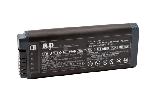 R&D Batteries R&D Batteries 6617 11.1 Volt 6.6Ah Li-Ion Batteries reLink Online
