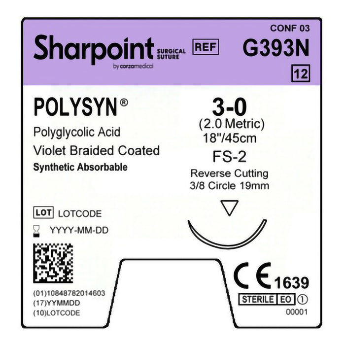 Surgical Specialties Corporation G393N Polyglycolic Acid Suture