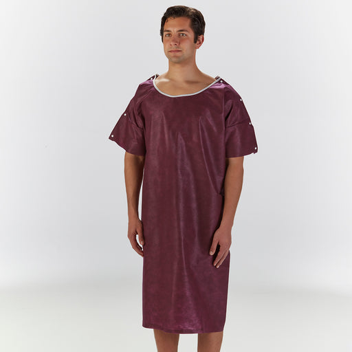 Graham Medical Graham Medical 74110 Nonwoven Gown 28"x42" Maroon SMS Medium Supplies reLink Medical