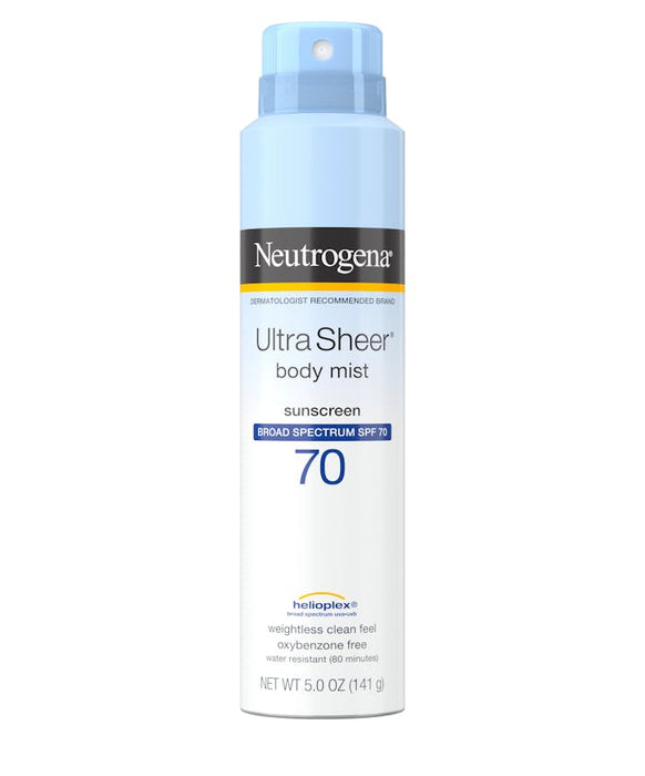 Kenvue Kenvue 10040 Neutrogena Ultra Sheer SPF70 5 oz 3/pk 4 Supplies reLink Medical