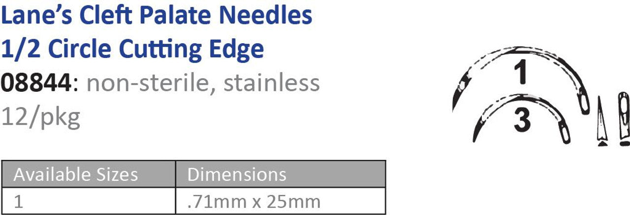 Cincinnati Surgical Company Cincinnati Surgical Company 08846-2 Suture Needle Size 2 Loopuyts Supplies reLink Medical