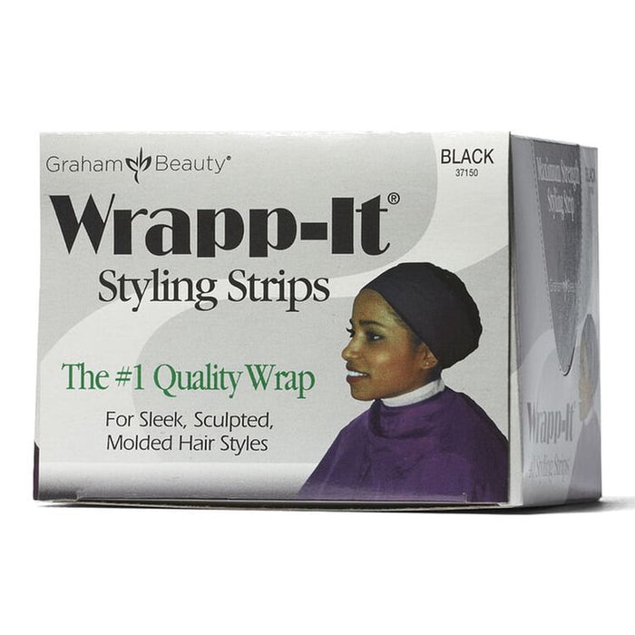 Graham Medical 37150 Wrapp-It Styling Strips Black 40/bx