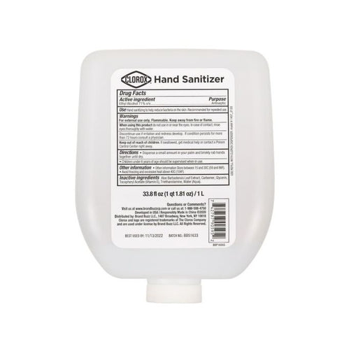 Brand Buzz Brand Buzz BBP16065 Hand Sanitizer Dispenser Refill Gel 1 Liter Supplies reLink Medical