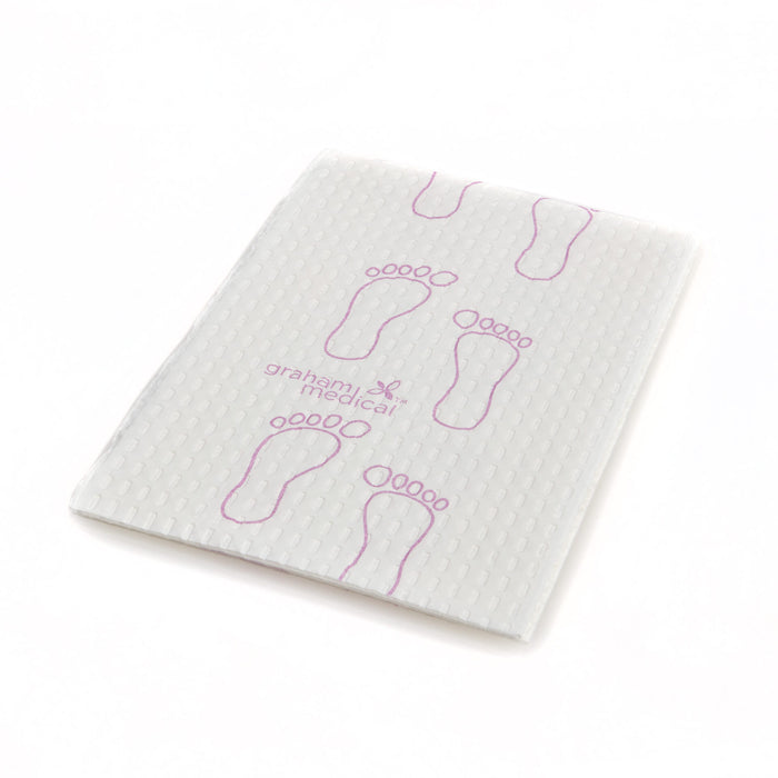 Graham Medical Graham Medical 70194N Polyback Towel 13‚½" x 18" Mauve Footprint Supplies reLink Medical