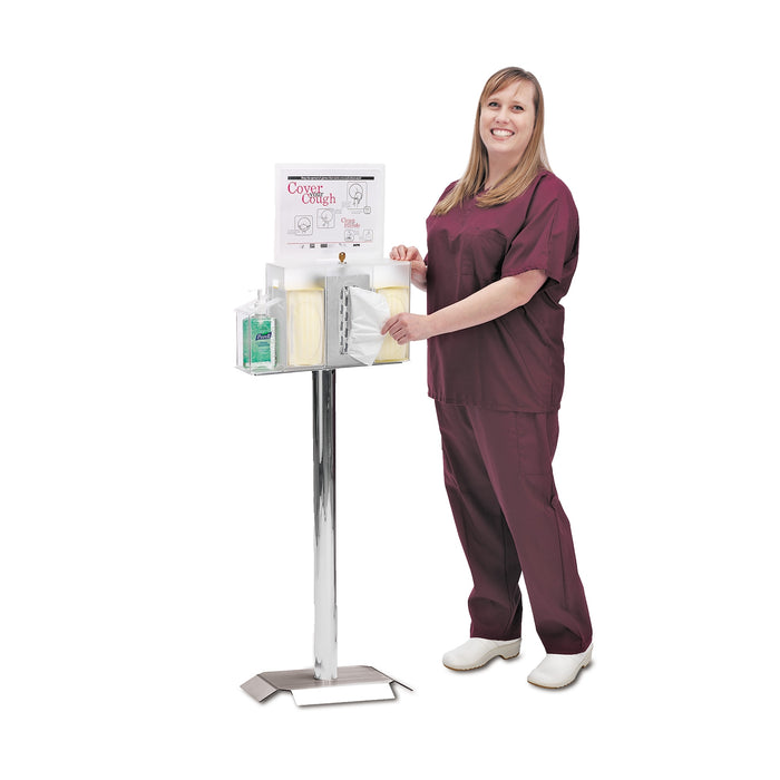MarketLab, Inc. MarketLab Inc. KS010-0434 Floor Stand Holds Variety of Respiratory Supplies reLink Medical